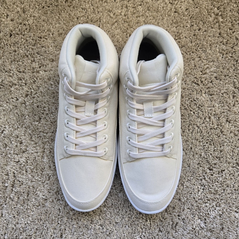 Allbirds pacer mid sneakers cream lace up womens 7 - Picture 7 of 10